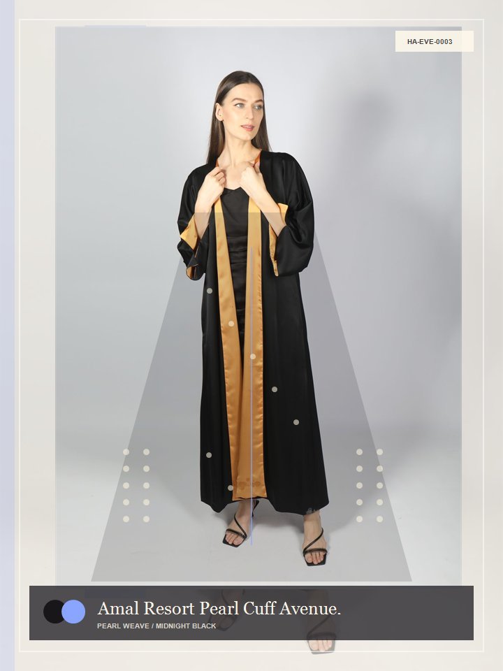 Amal Resort Pearl Cuff Avenue Abaya
